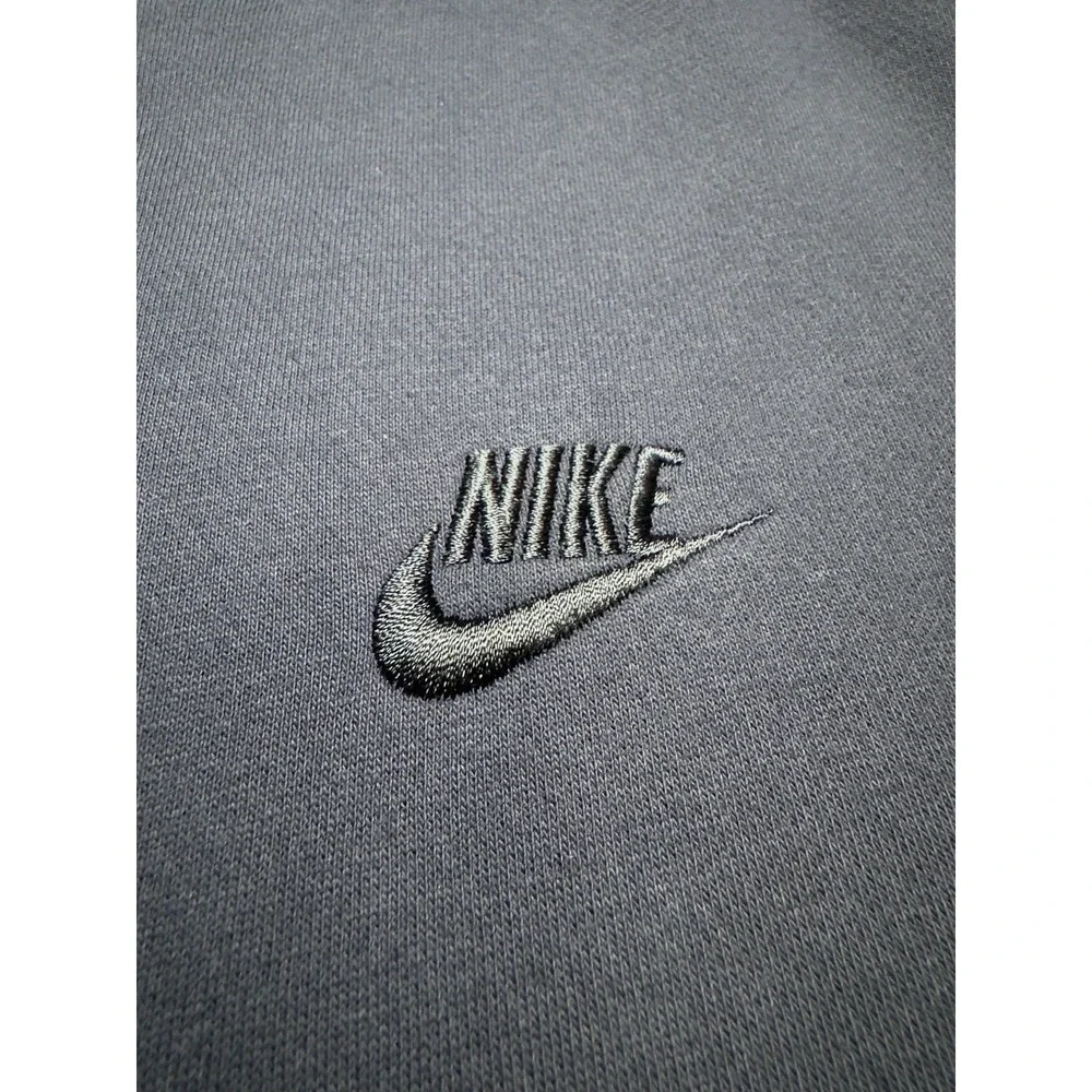 Vintage Y2K Nike Spellout Swoosh Logo Crewneck Sweatshirt Men's XL Pullover Navy